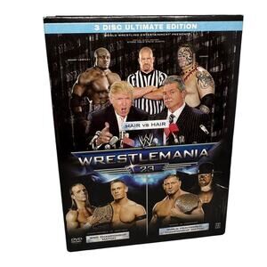 WWE WrestleMania 23 DVD 3-Disc Ultimate Ed Benoit Battle of Billionaires Trump